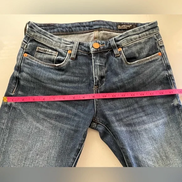 Blank NYC Women’s Dark Blue Straight Jeans - Picture 4 of 10